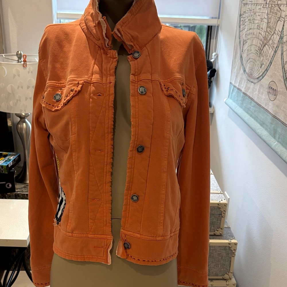 Tangerine Denim Jacket